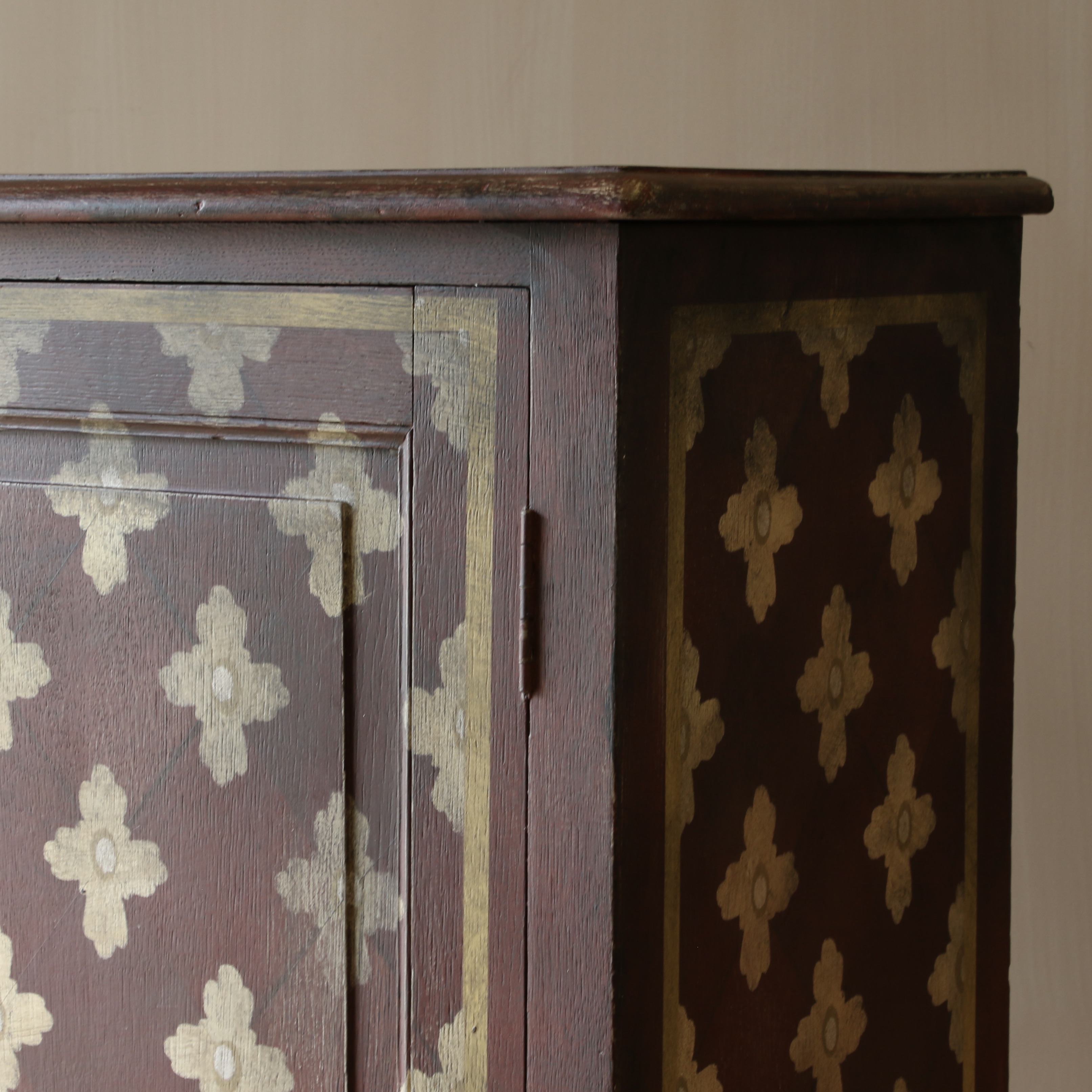 Stenciled Cupboard